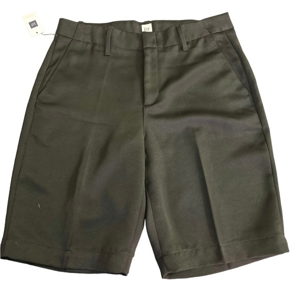 GAP Bermuda Polished Black Shorts • NWT • Size: 6R - Picture 1 of 8